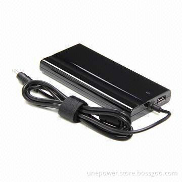 Laptop AC Adapter with USB Slot, 90W 19V 4.74A, 4.8*1.7mm Bullet Tip, Replacement for HP